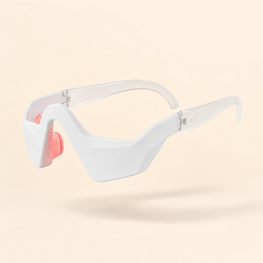 Masajeador de ojos 3D con luz roja, vista de producto